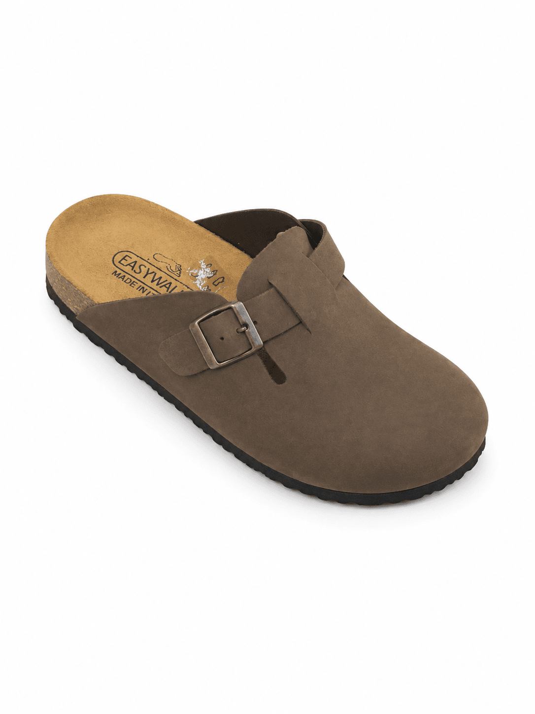 Sabot clog Boston brown
