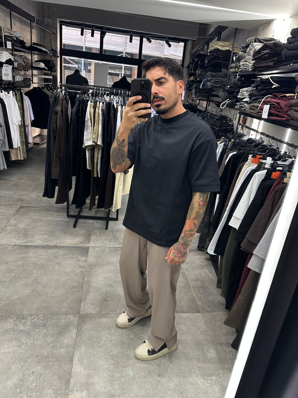 Tee compact black Tokyo couture