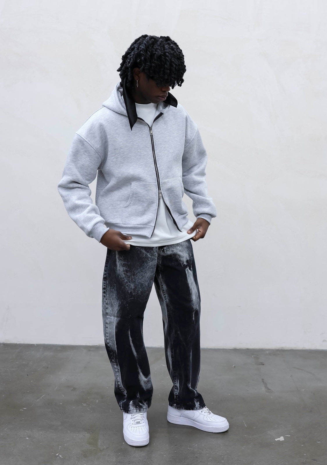 Felpa boxy zip G.NIKE Present