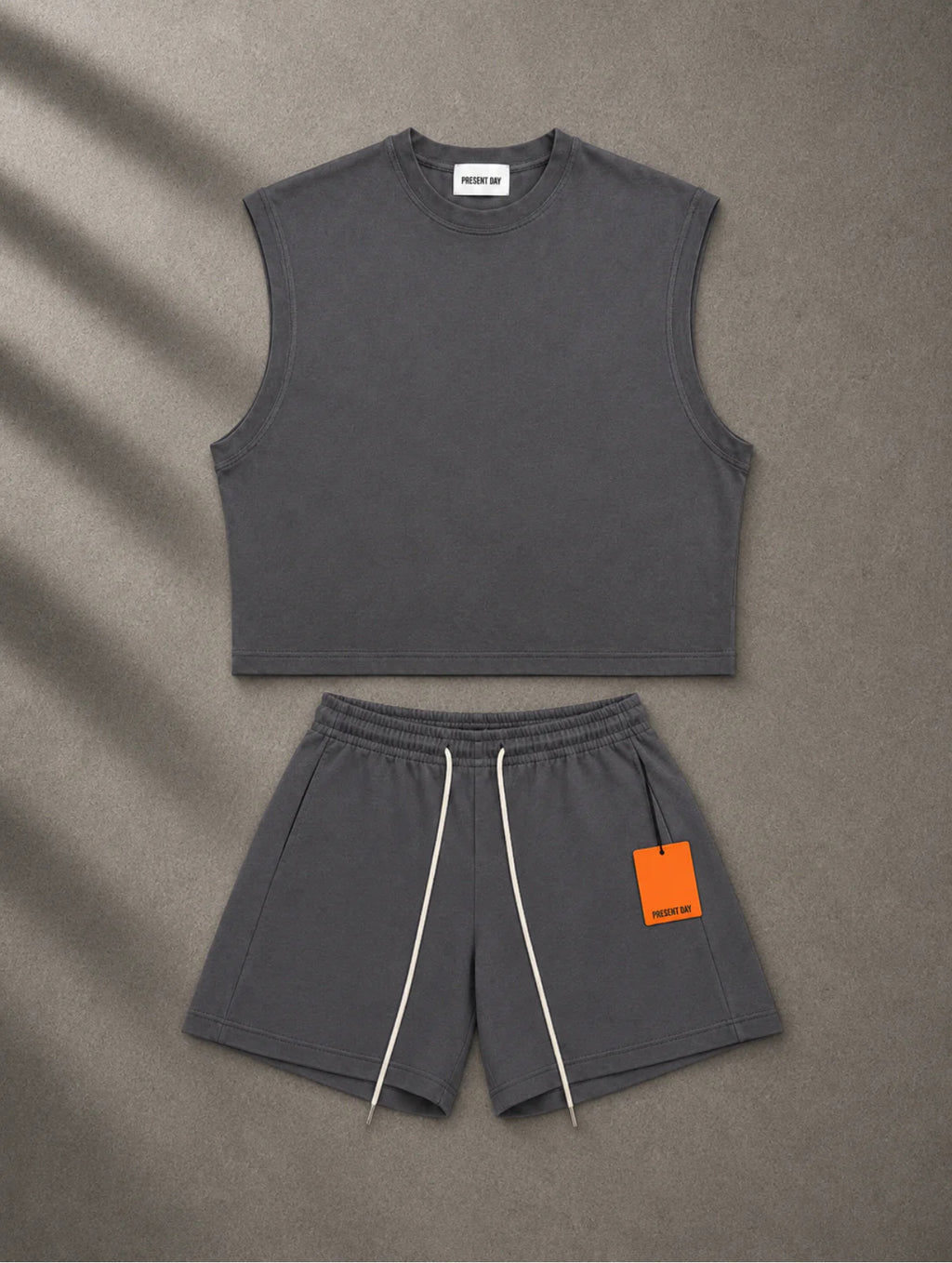 Coord perfect Short piombo Present day