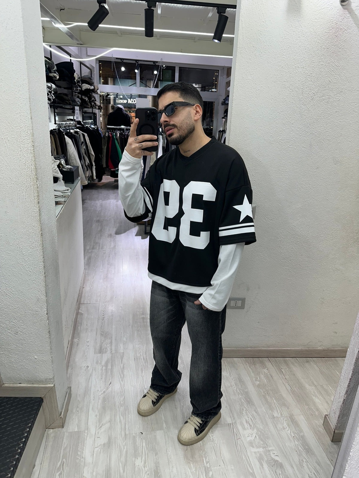 Denim baggy Grey wash Passion