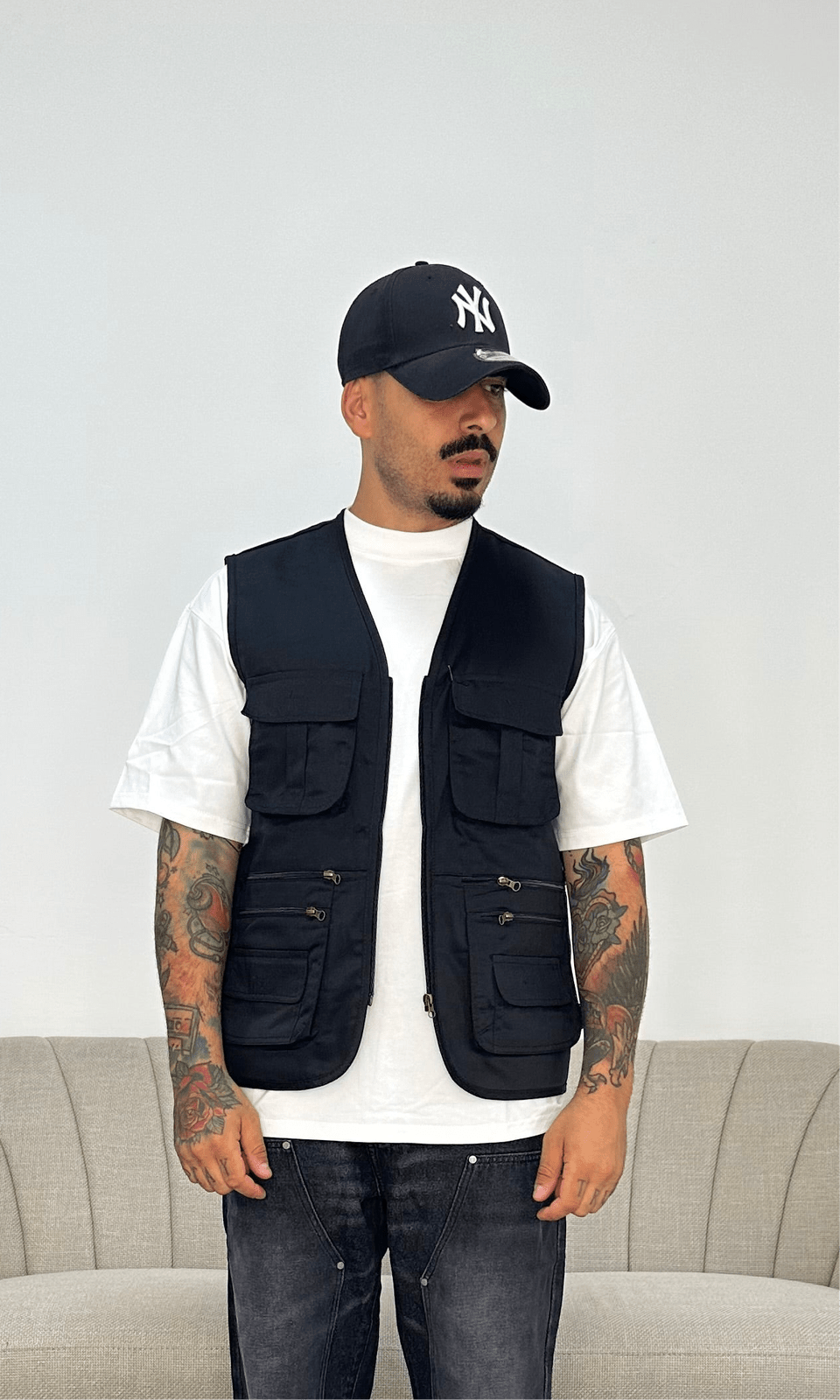 Gilet work black