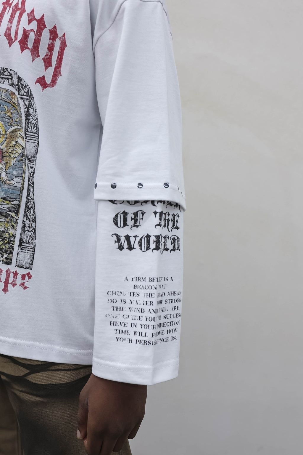 Long sleeve no-trust white present day