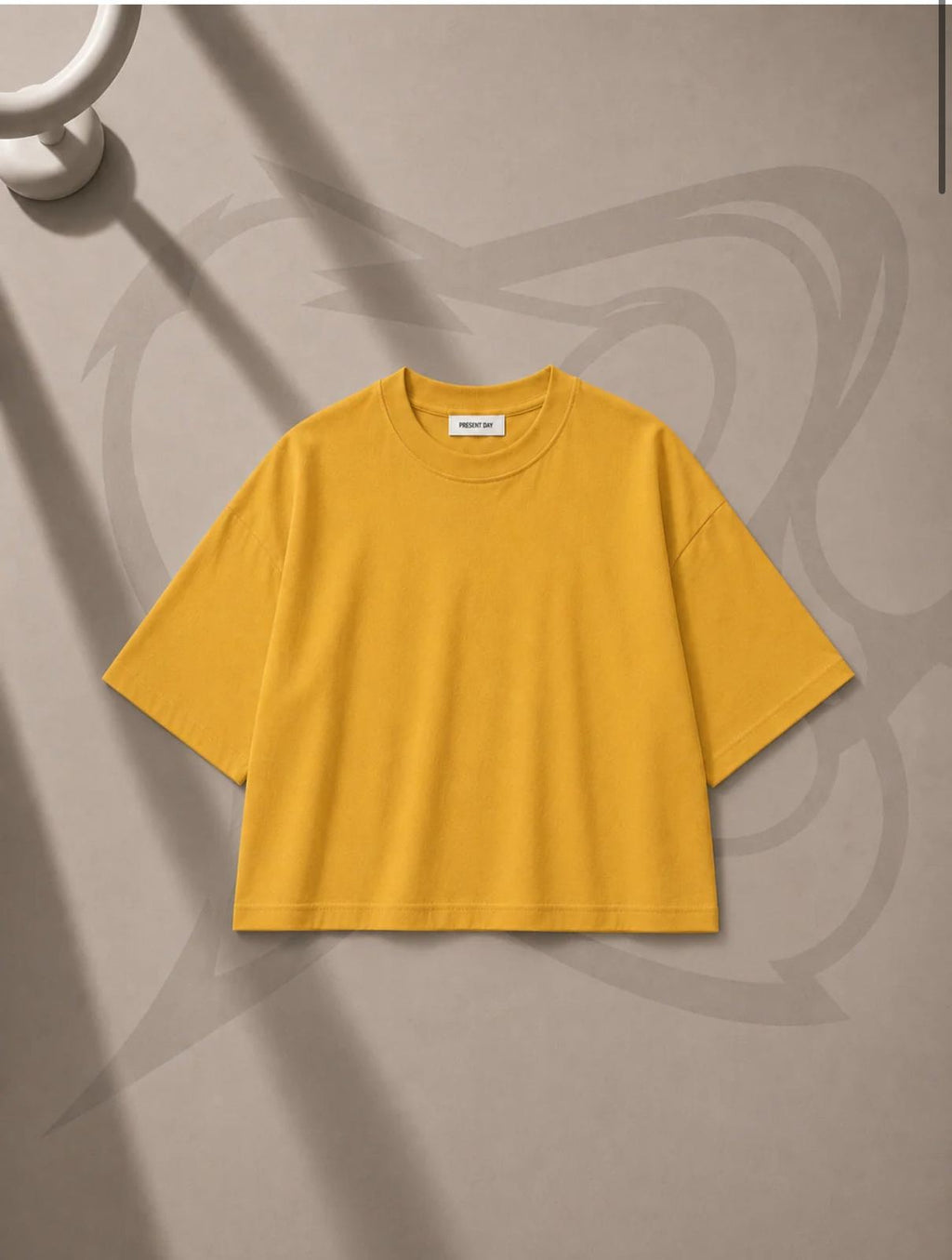 T-shirt Crop ocra present day