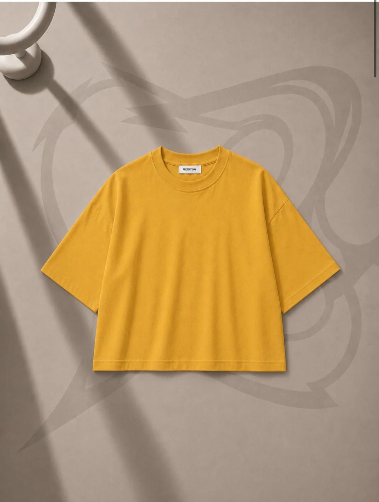 T-shirt Crop ocra present day
