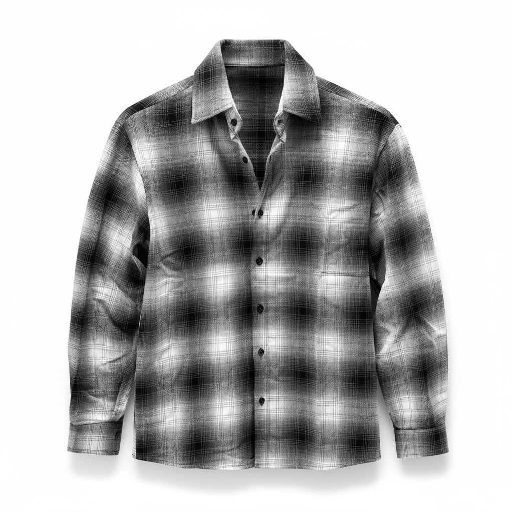 Cam quadri flanella black