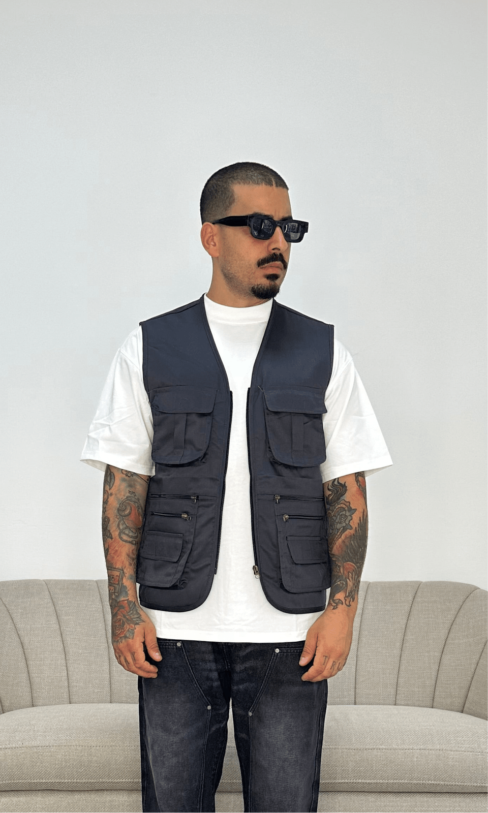 Gilet work grey