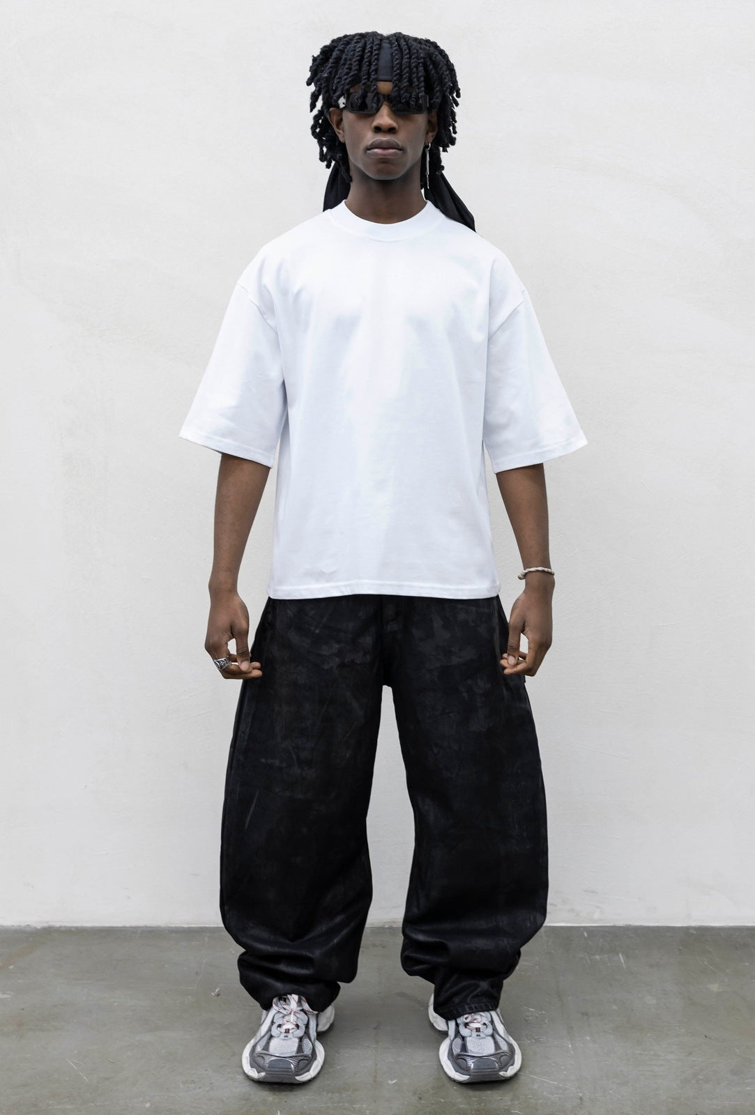 T shirt boxy white Present day