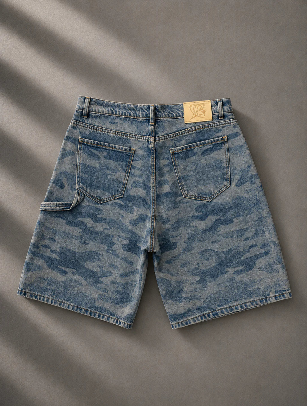 Denim Short camou blue present day