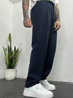 Pantaloni fondo largo