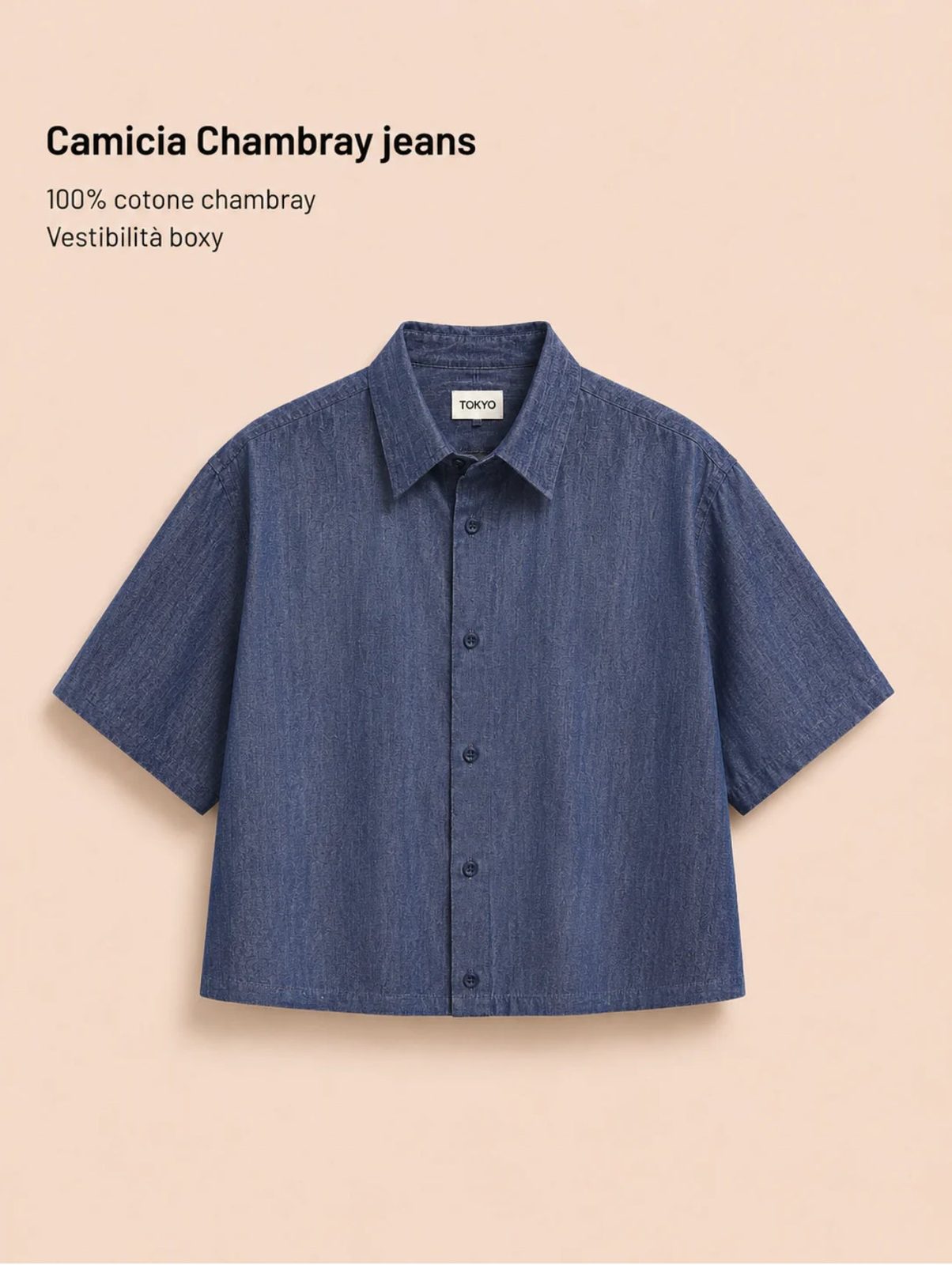 Camicia crop Denim Tokyo