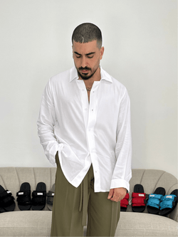Camicia Florida white