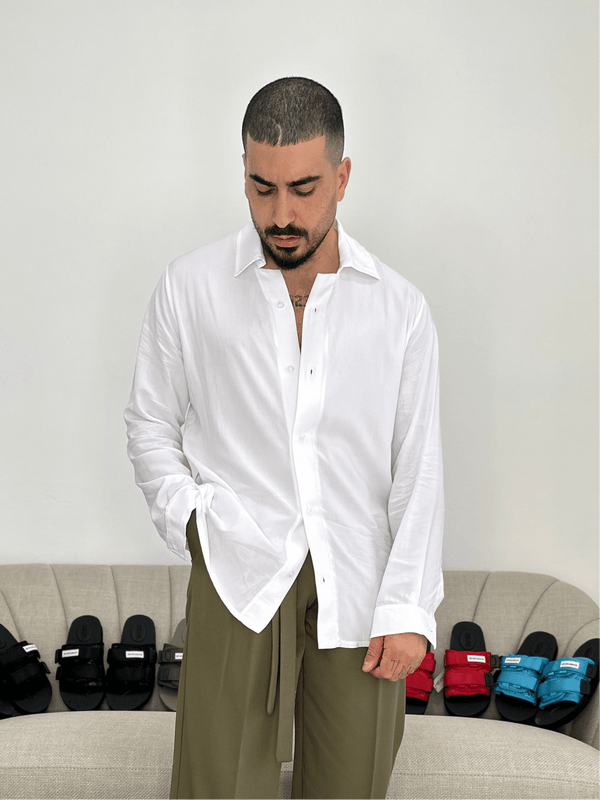 Camicia Florida white