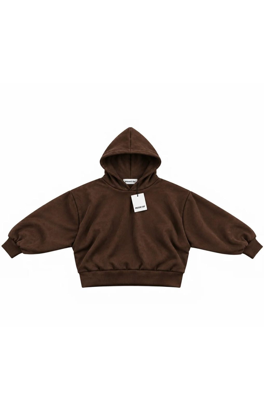 Hoodie scuba/camoscio moro present day