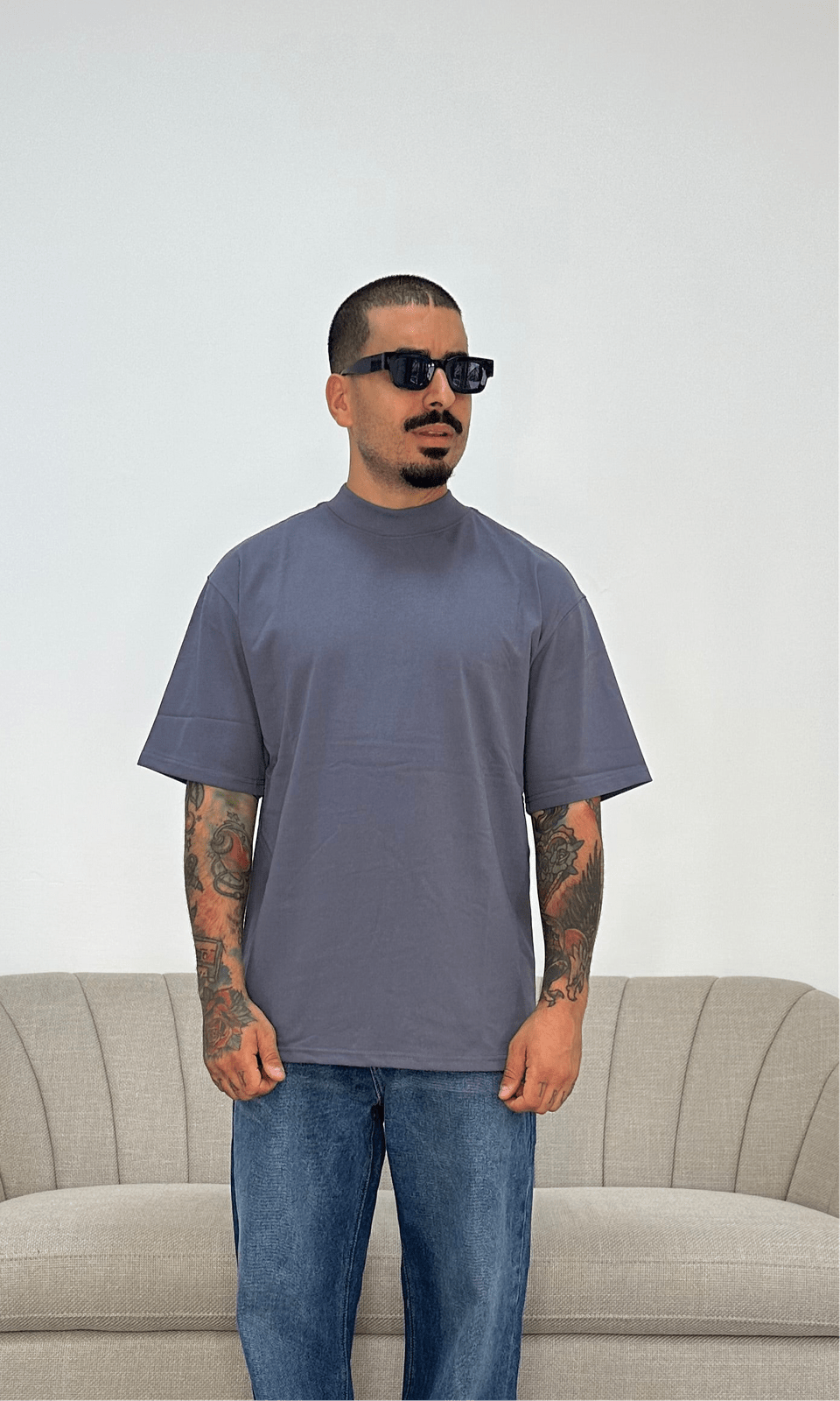 T shirt premium basic grey