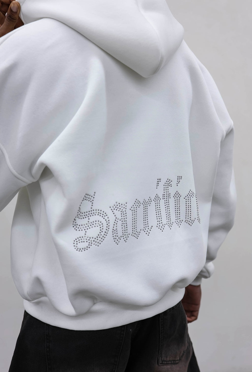 Hoodie sacrifice white Present day