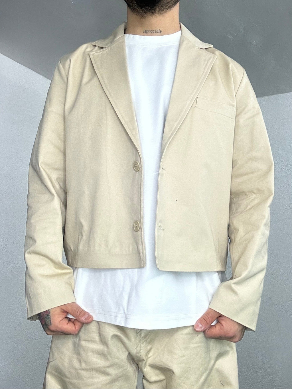 Giacca crop present day