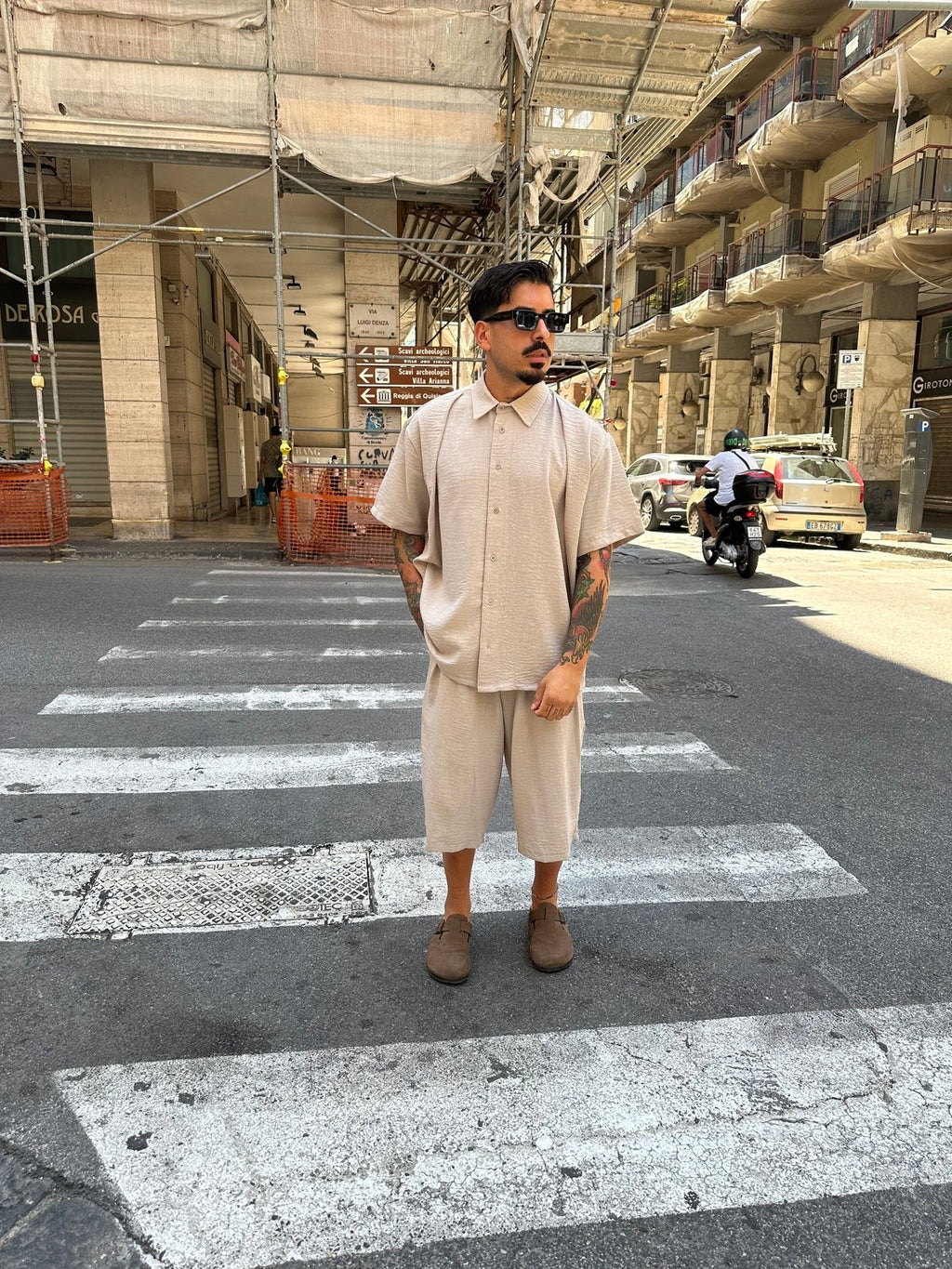 Coordinato Lino Melbourne sabbia Tokyo