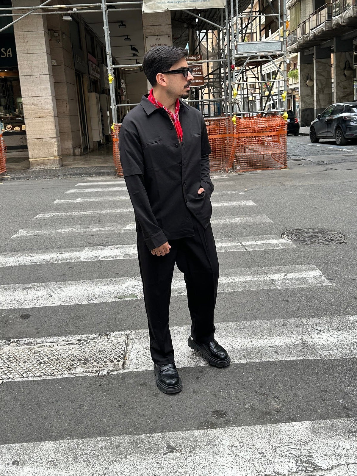 Coordinato fast casual black