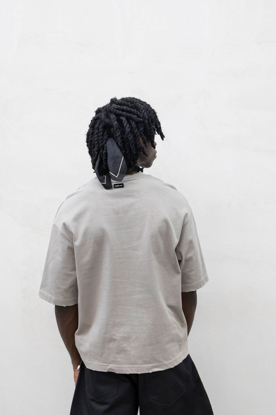 T-shirt crop ghiaccio present day