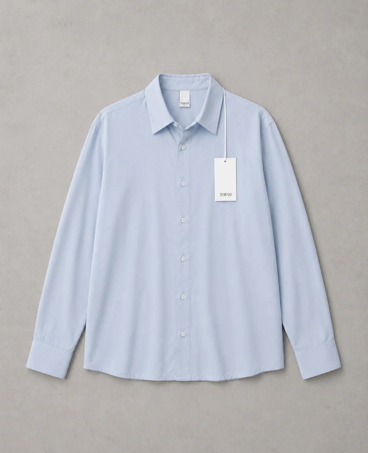 Camicia simil seta azul Tokyo