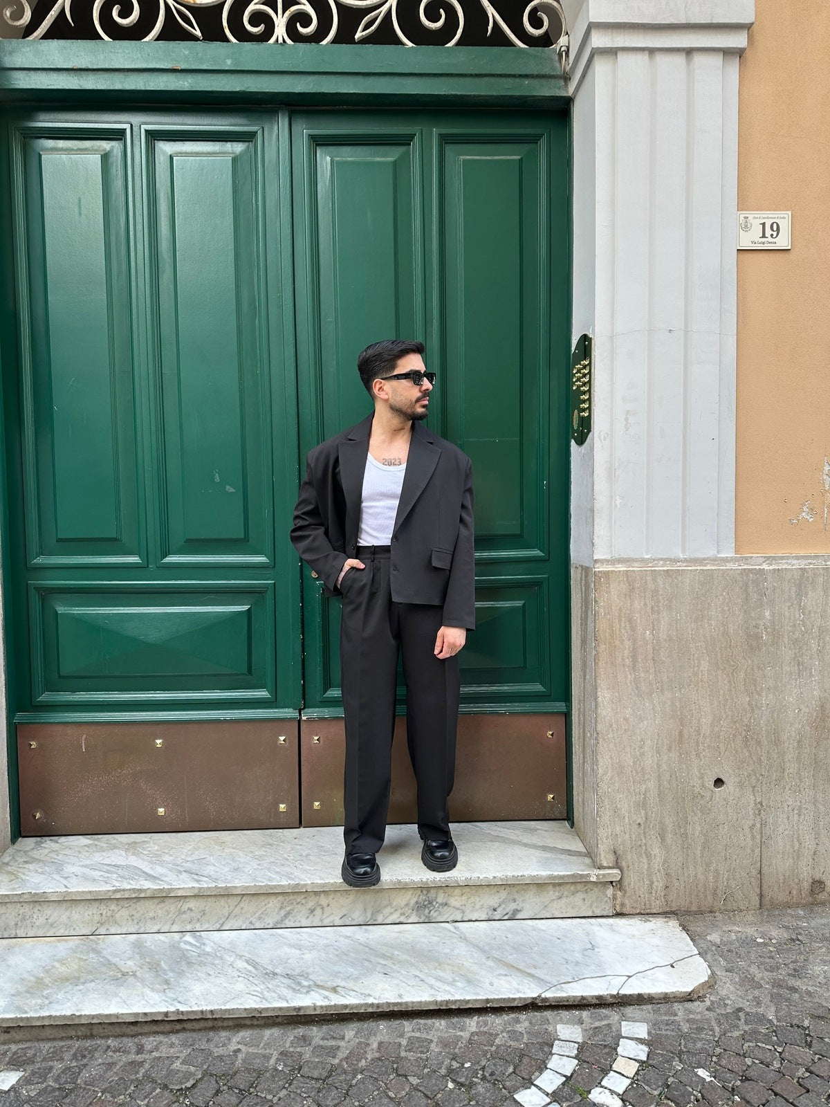 Abito crop santiago black All or Nothing