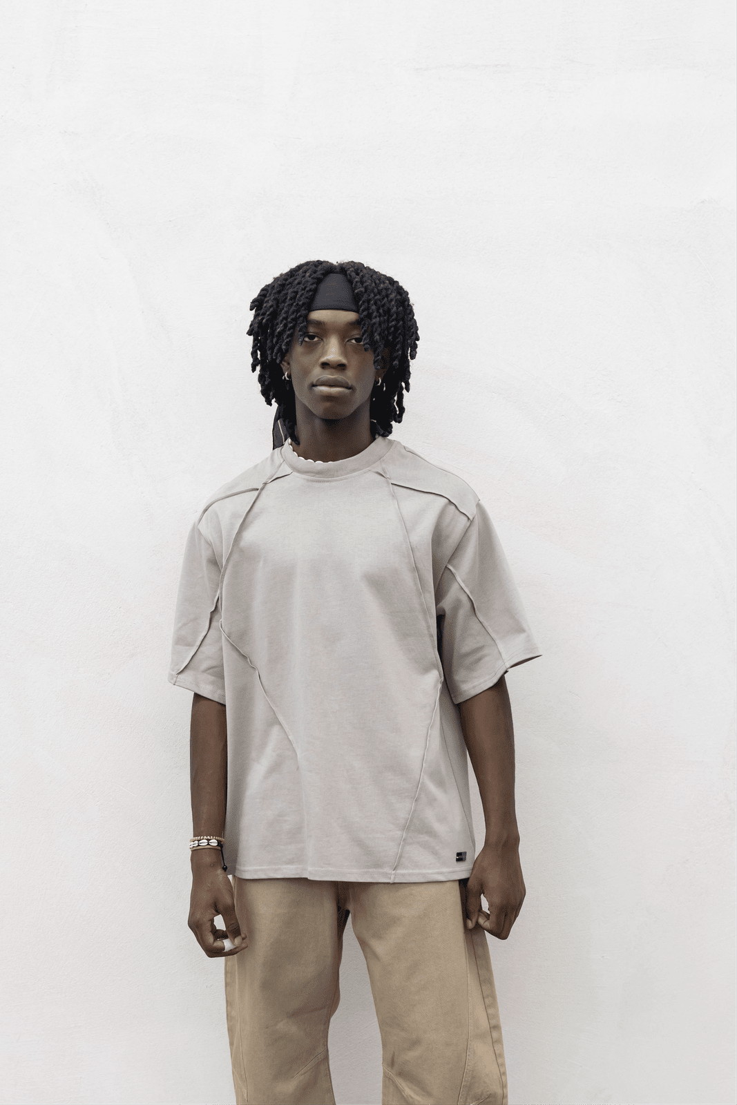 T-Shirt Ripped Sabbia Present Day