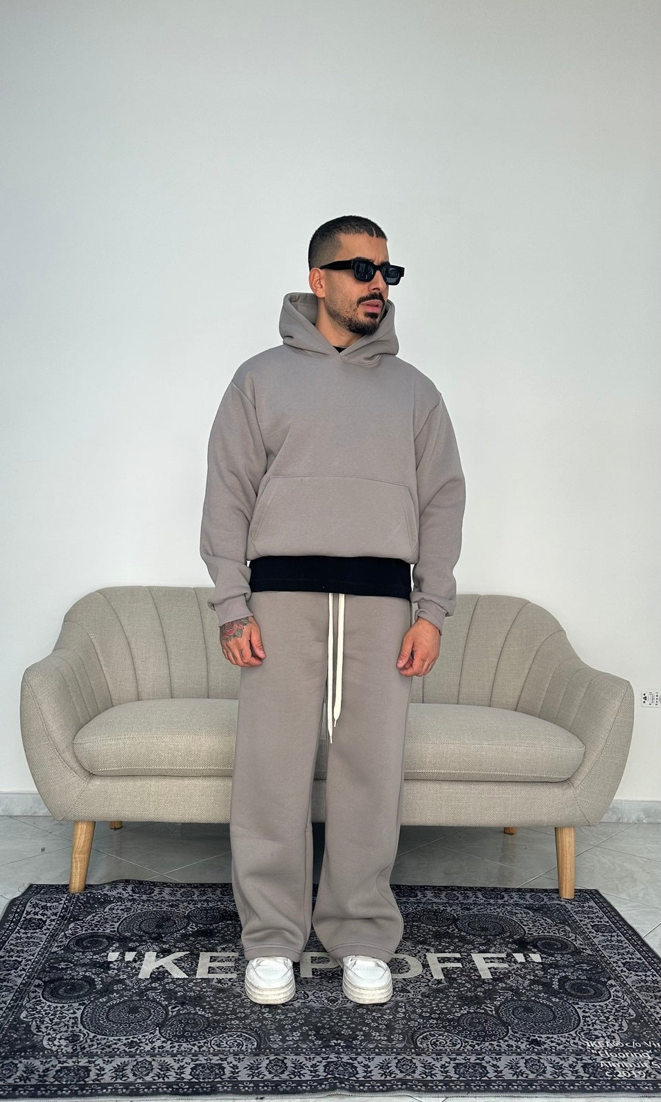 Tracksuit boxy grigio ferro