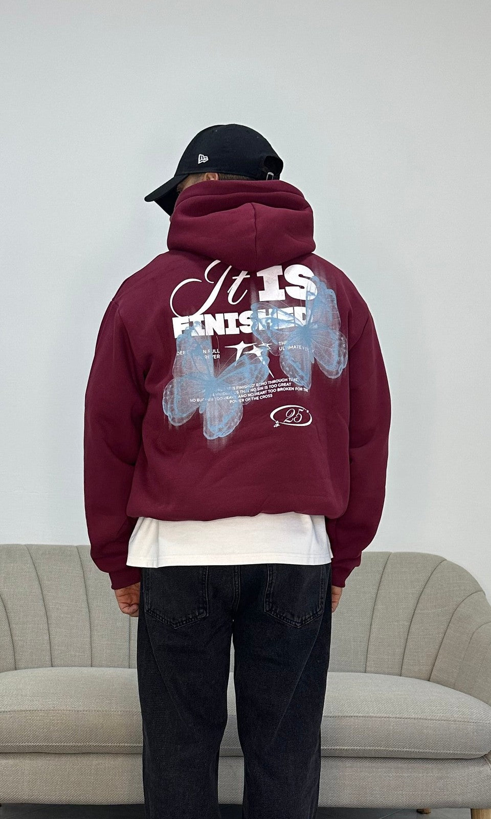 Hoodie victory bordeaux