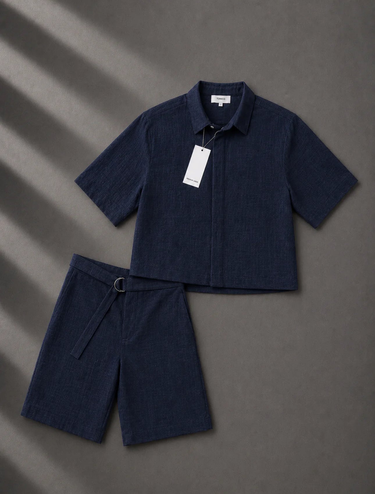 Coord Lino Panarea blue Tokyo