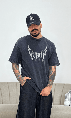 T-shirt venom grey wash