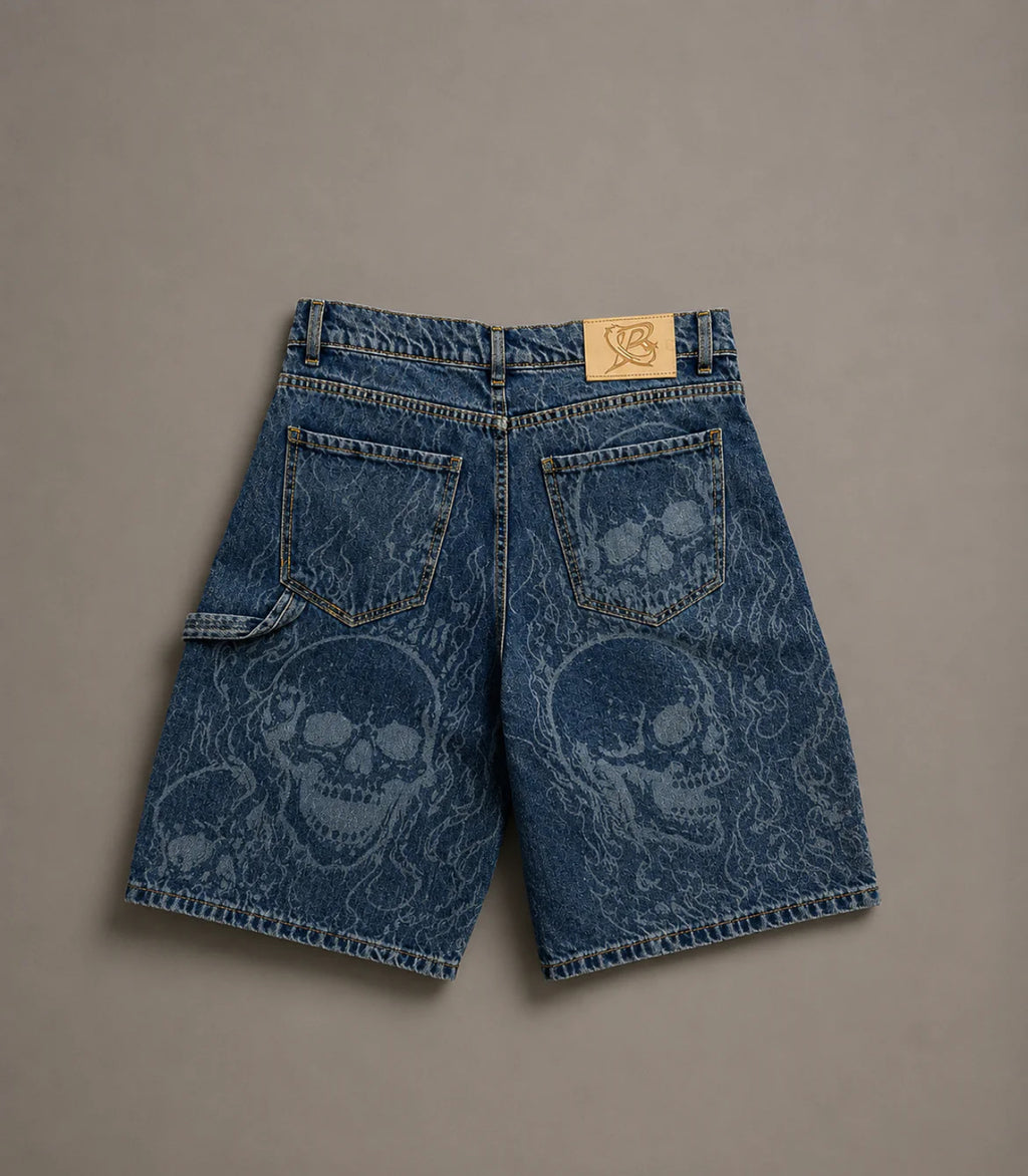 Short skull laser blue present day