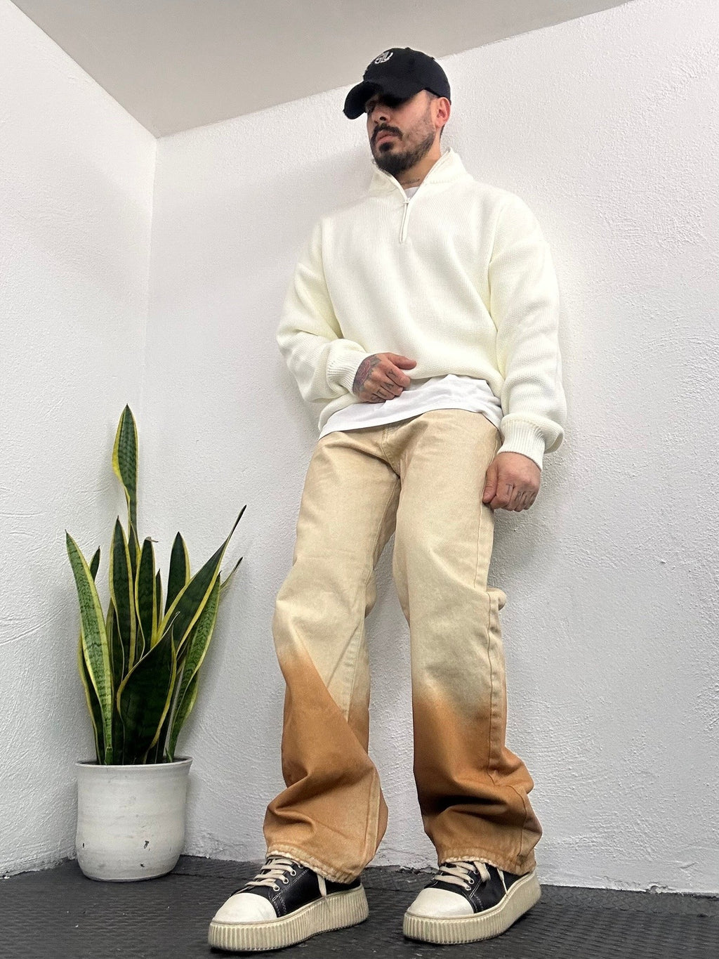 DENIM baggy degradé by tokyo