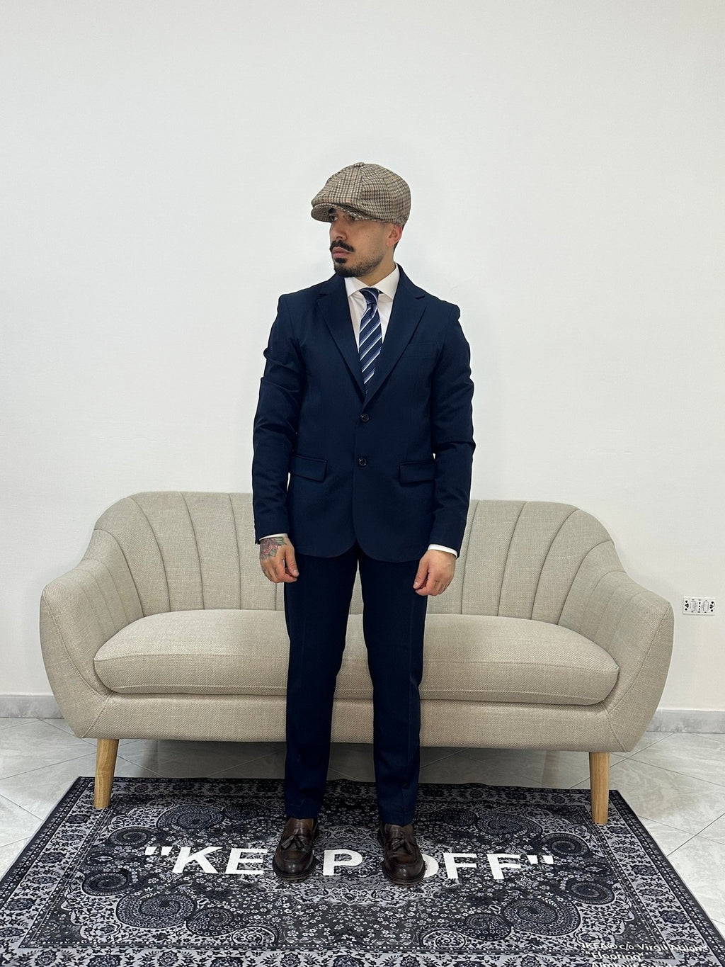 Abito monopetto blue