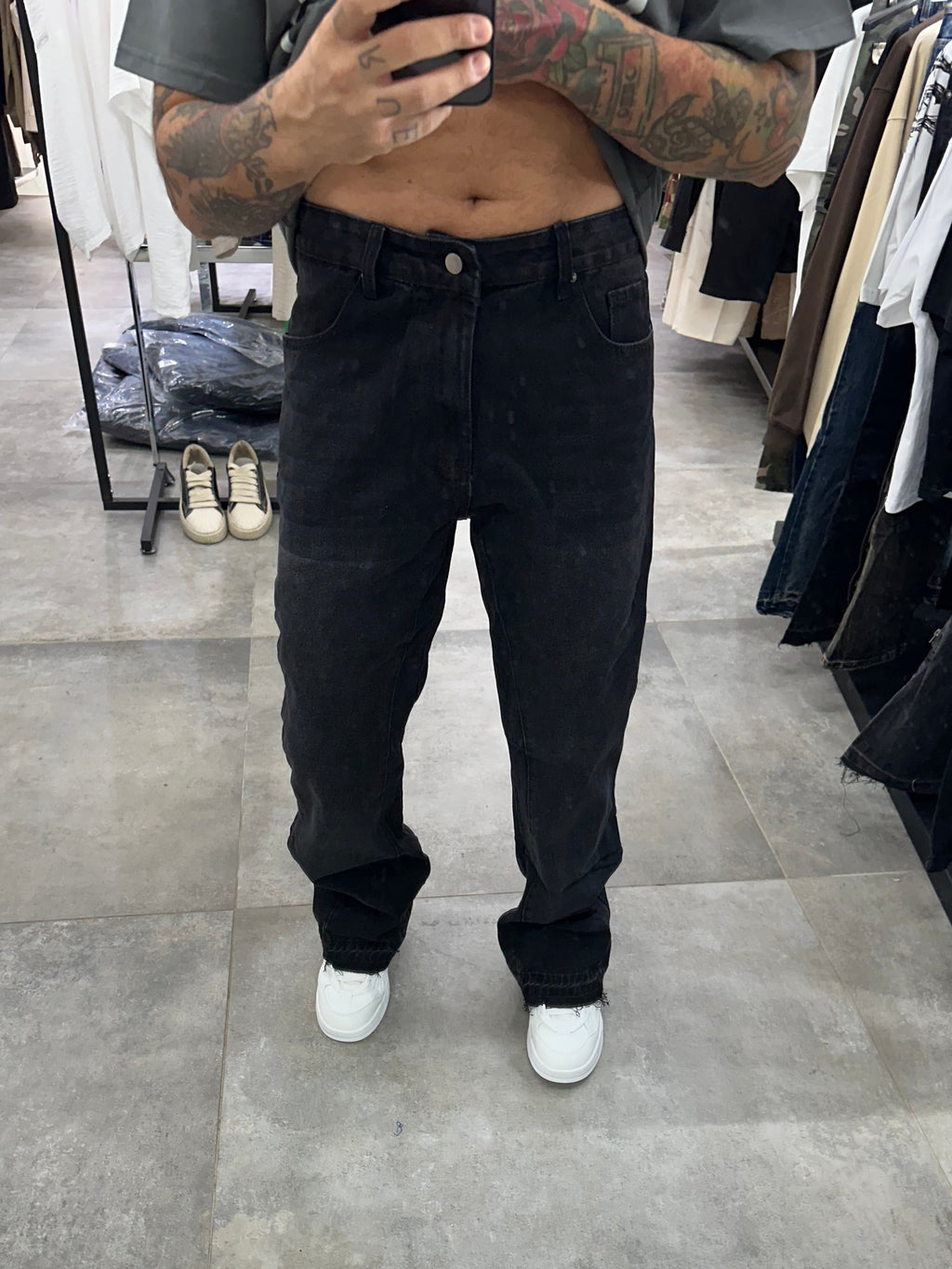 Denim Flare Black