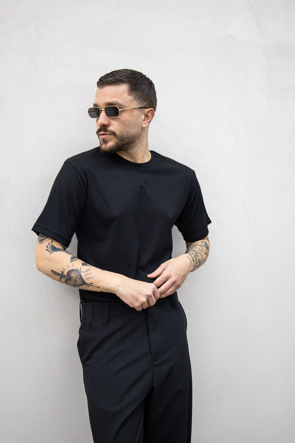 T shirt a costine Tokyo black