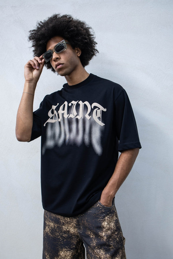 T-shirt saint black tokyo
