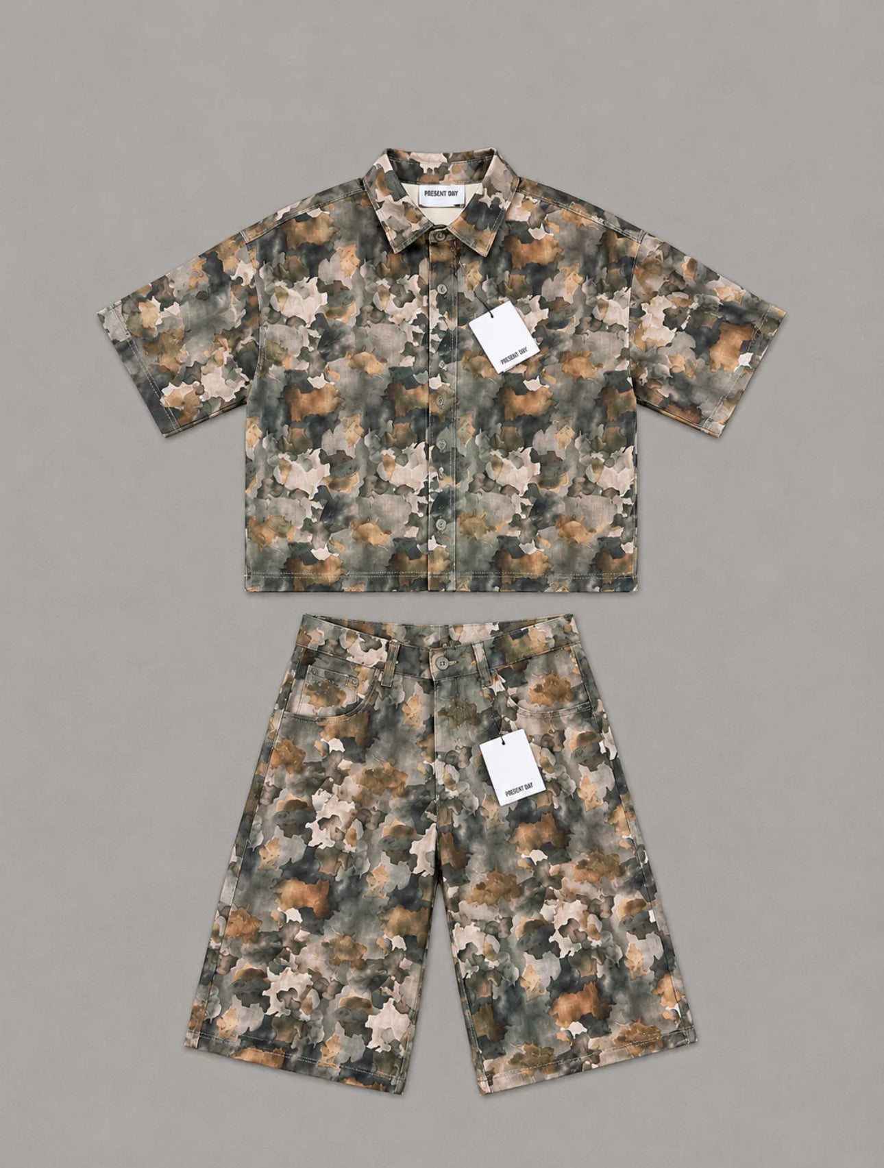 Coord camou print Present day