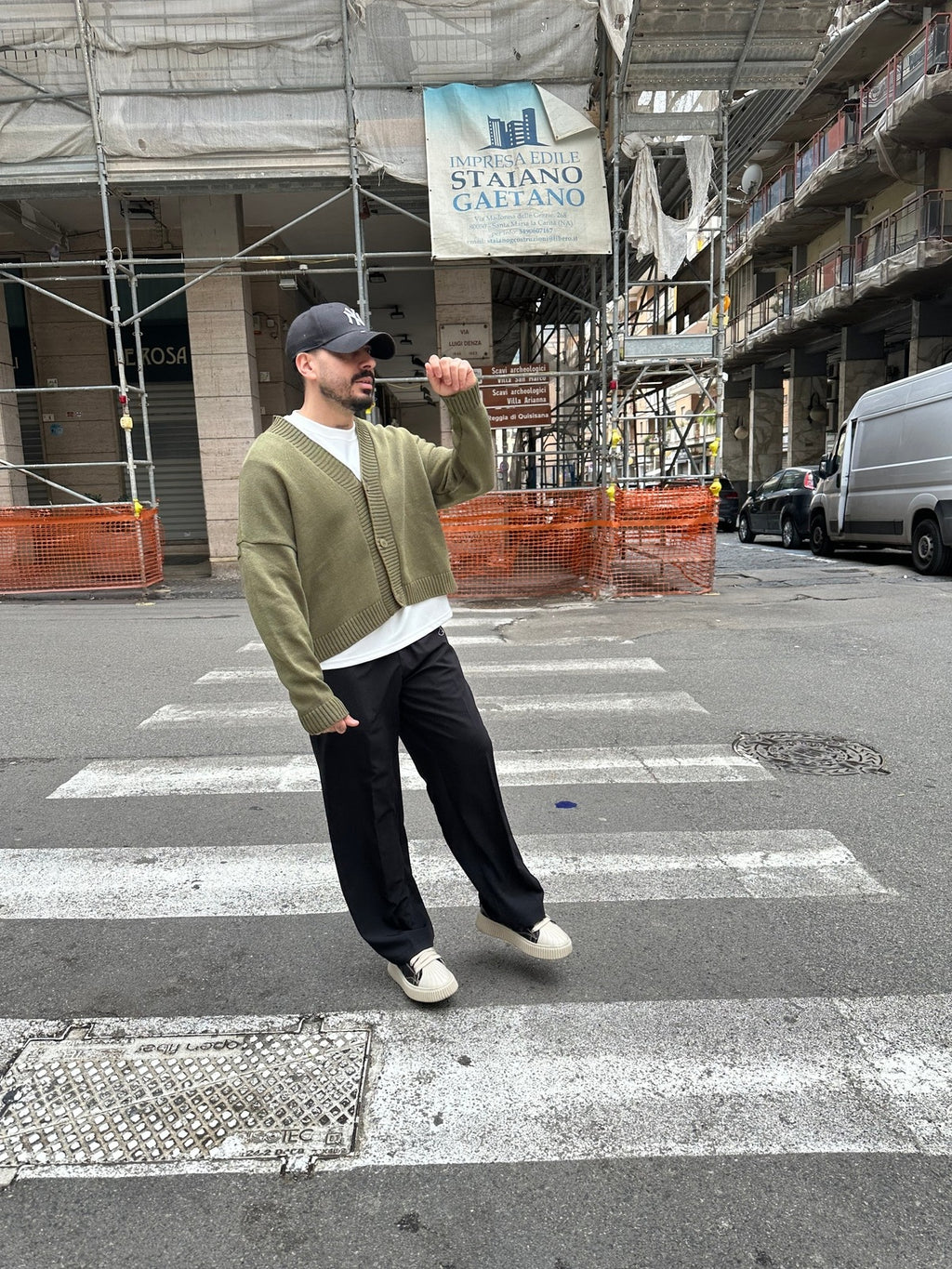 Cardigan crop kareem green All or Nothing