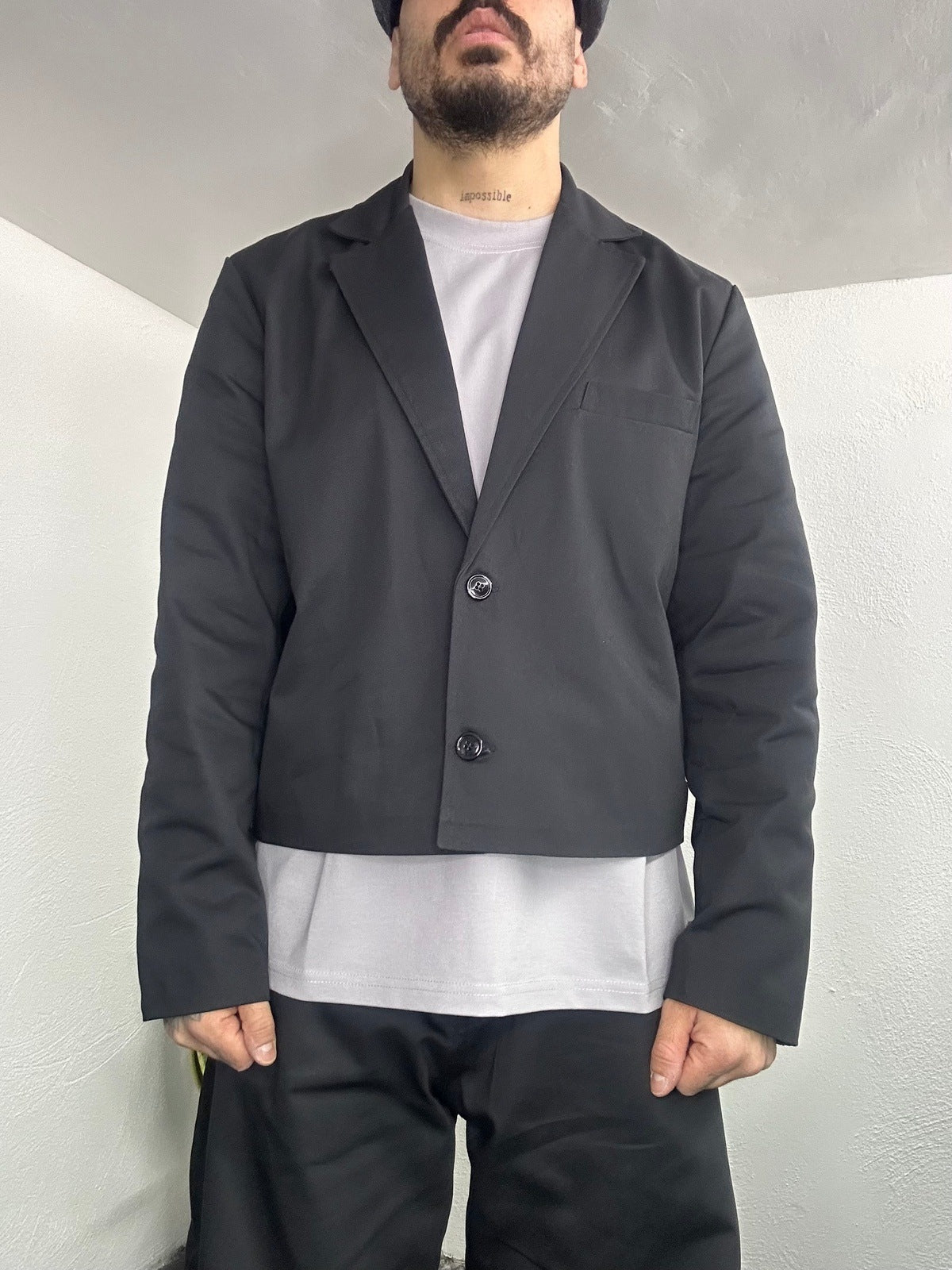 Giacca crop present day