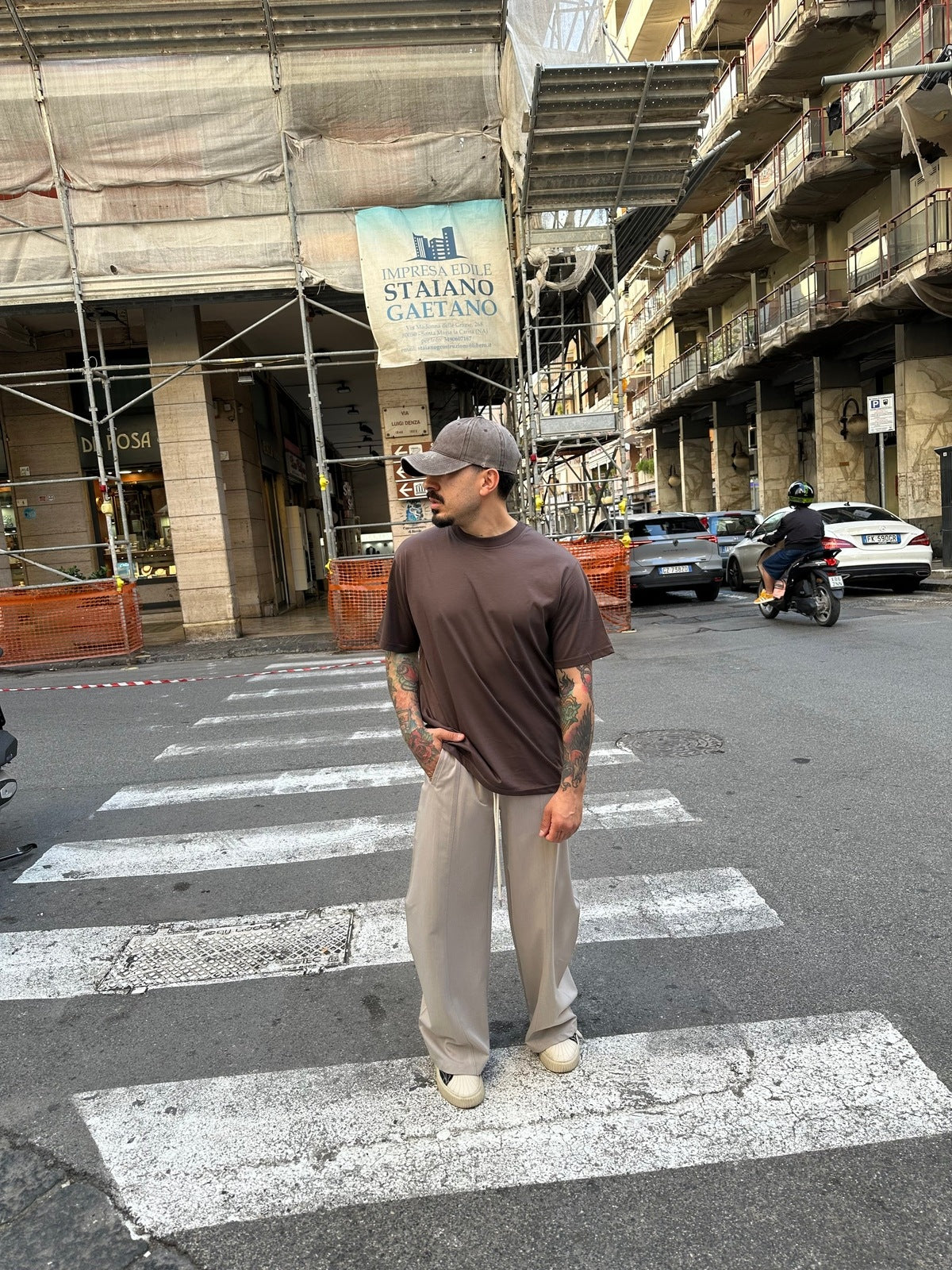 T-shirt filo di scozia moro tokyo