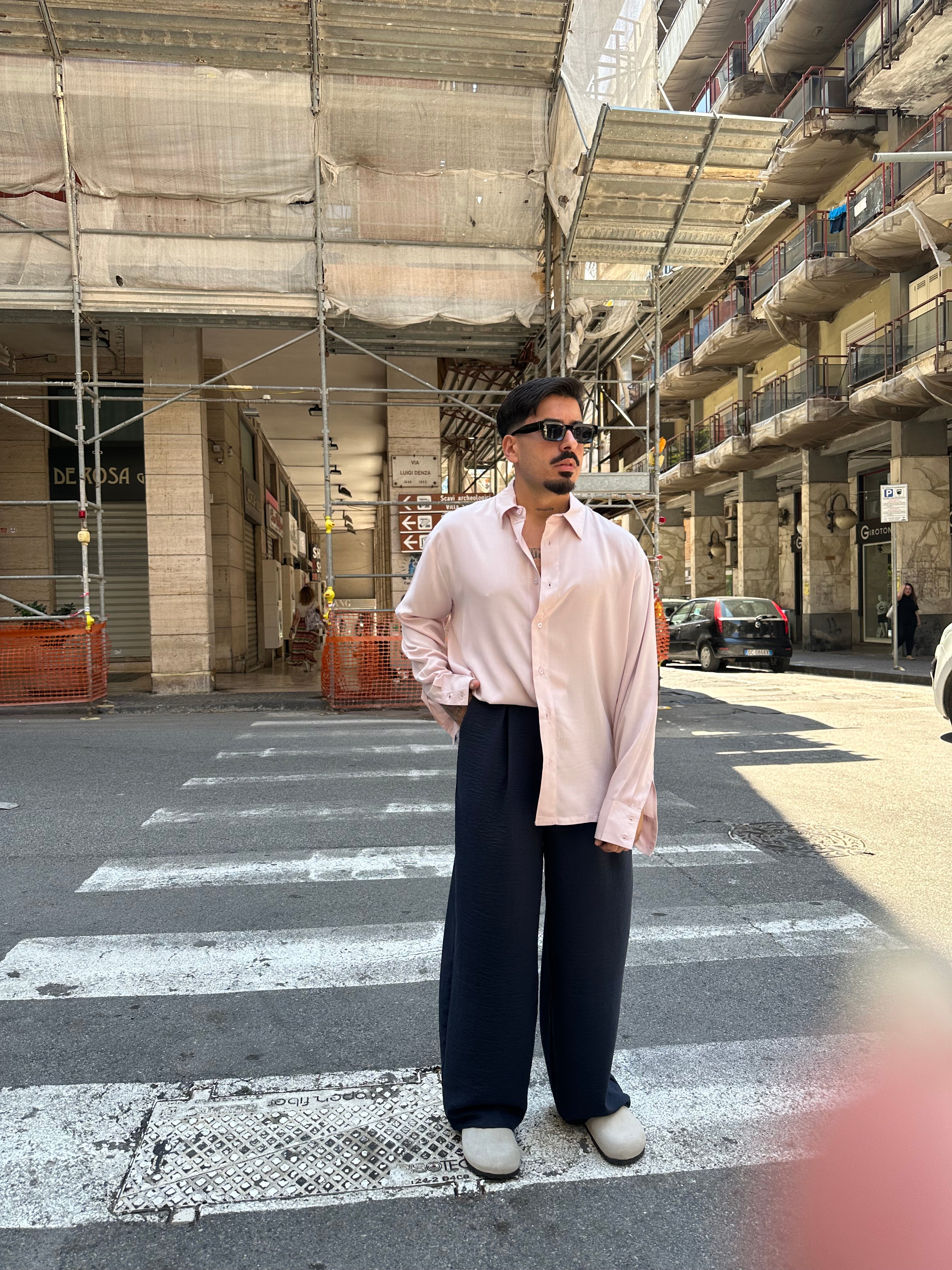 Panta lino Marrakech blue Tokyo
