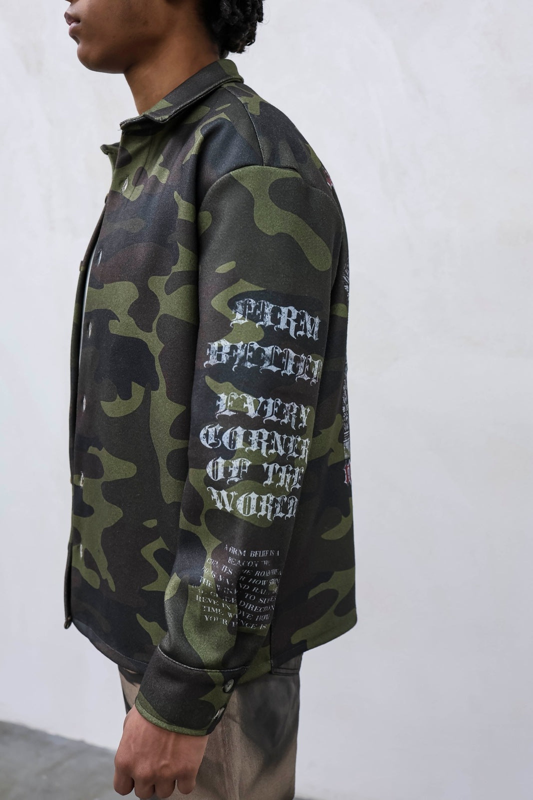 Jacket no trust camou present day