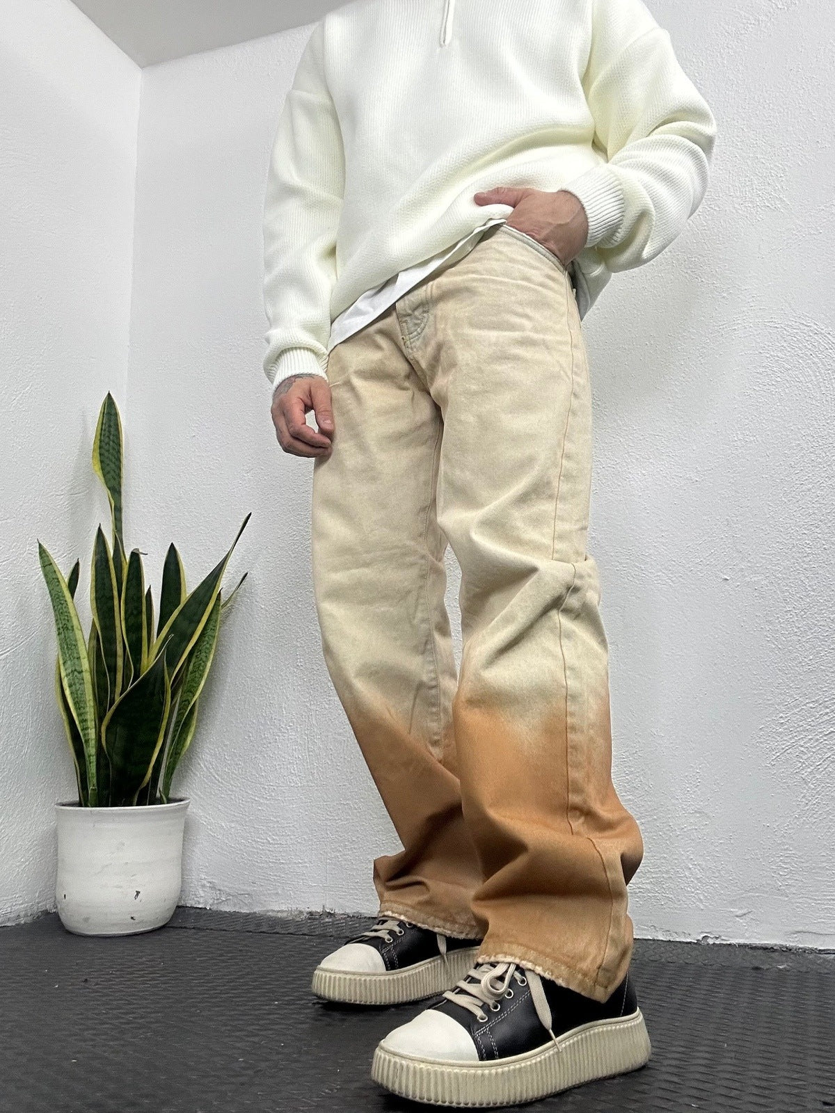 DENIM baggy degradé by tokyo