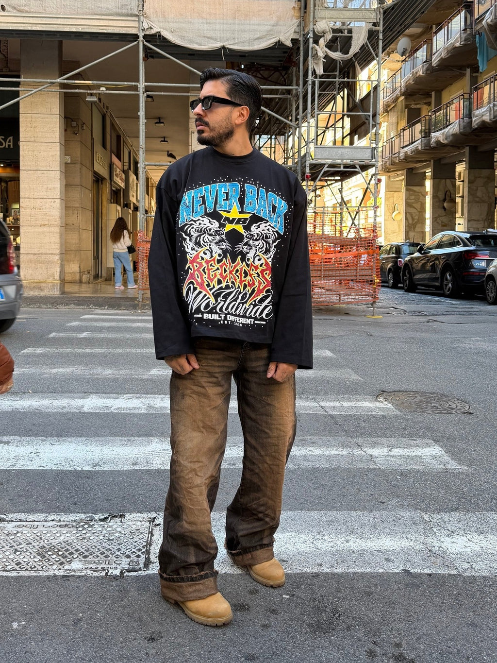Long sleeve Tiger black