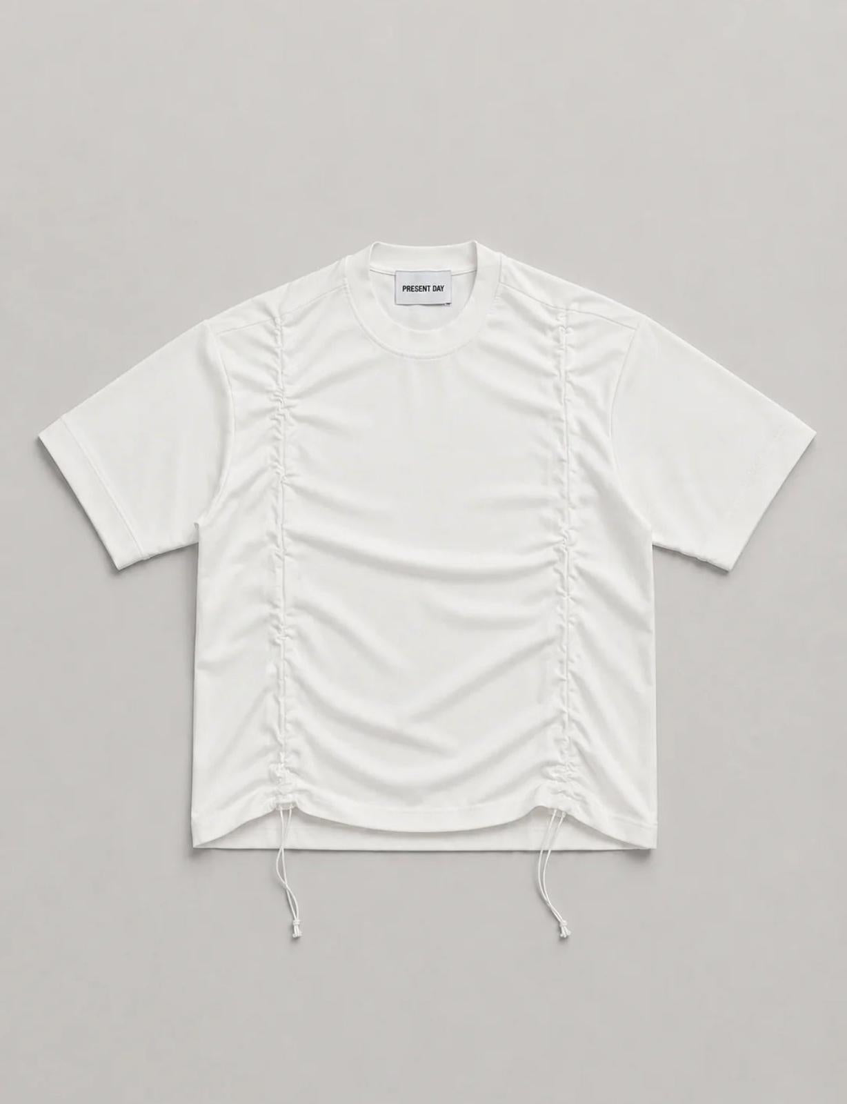 T-shirt coulisse white Present