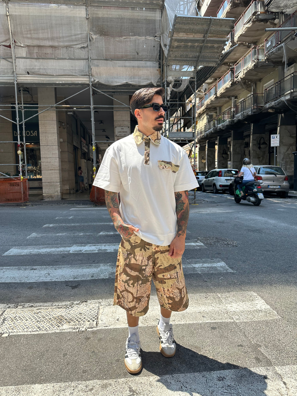Bermuda jorts camou piton present day