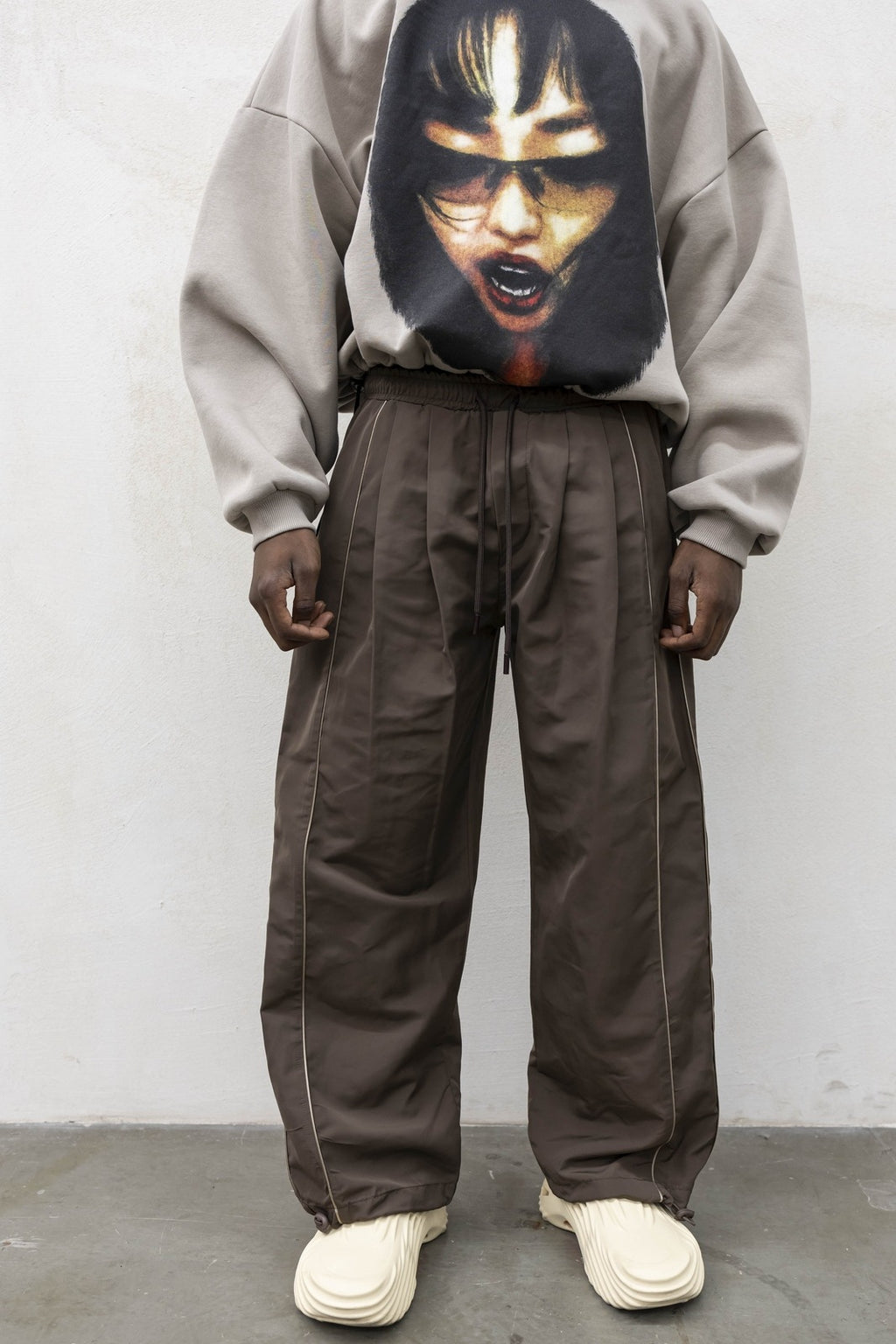 Panta nylon nerv brown