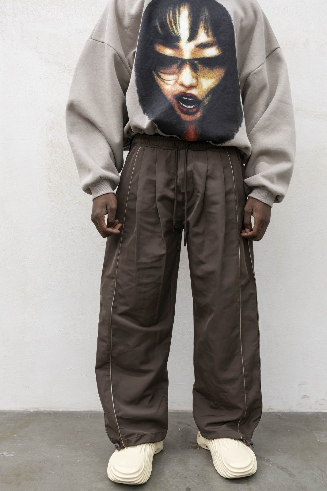 Panta nylon nerv brown