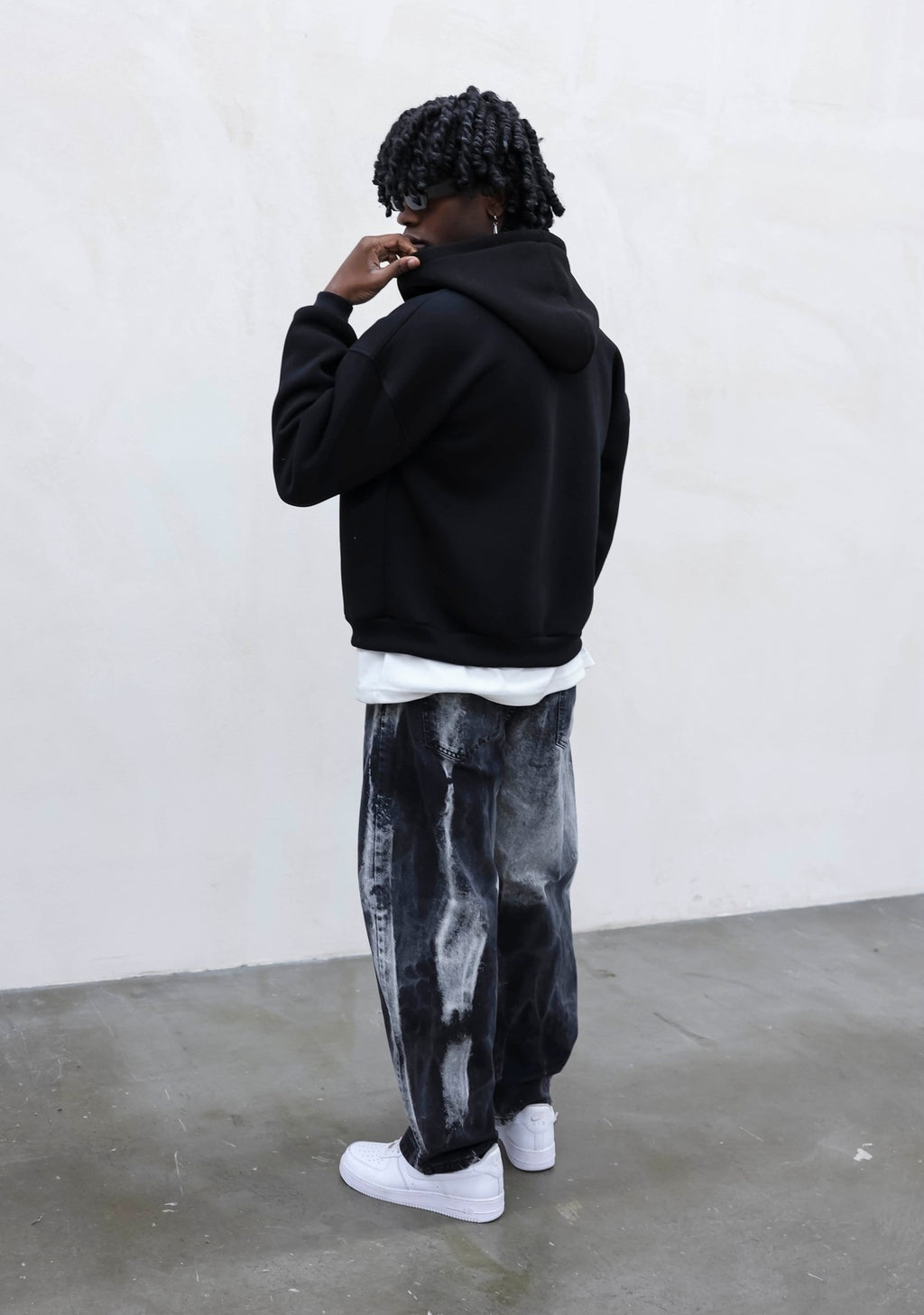 Denim baloon marmorized present